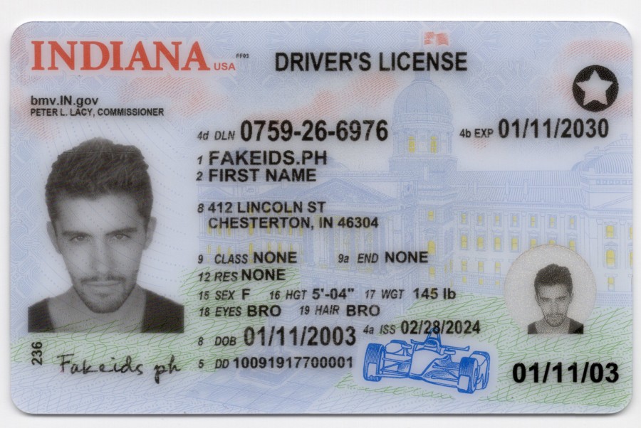 Indiana-IN Fake ID