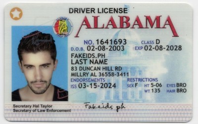 Alabama-AL Fake ID