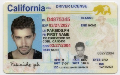 California-CA Fake ID