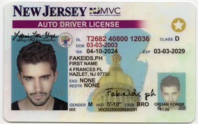 New Jersey-NJ Fake ID