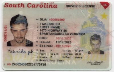 South Carolina-SC Fake ID