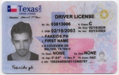 Texas-TX Fake ID